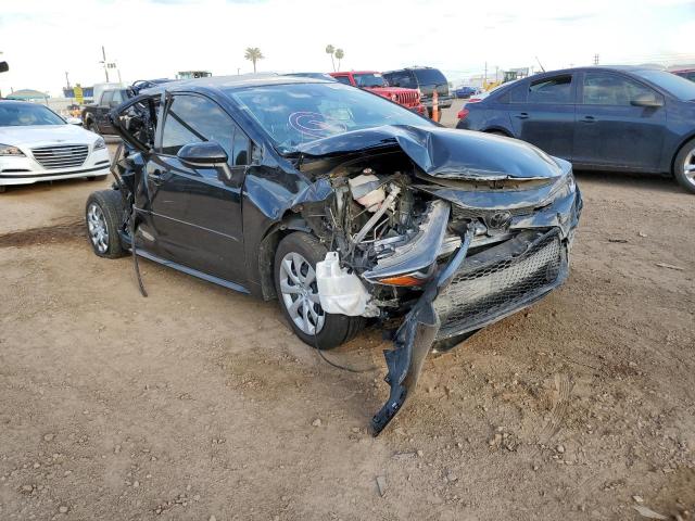 TOYOTA COROLLA LE 2021 with VIN JTDEPMAE5MJ124381 - Photo from auction