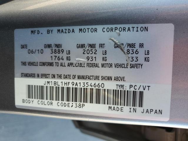 Photo 10 from auction – 2010 MAZDA 3 I with VIN JM1BL1HF9A1354660