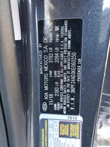 Photo 10 from auction – 2019 KIA FORTE FE with VIN 3KPF24AD3KE060250
