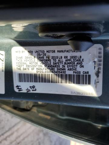 Photo 10 from auction – 2006 PONTIAC VIBE with VIN 5Y2SL65866Z405432