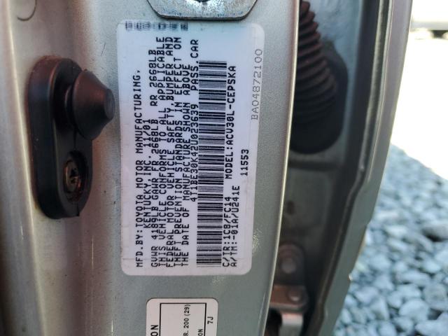 Photo 10 from auction – 2002 TOYOTA CAMRY LE with VIN 4T1BE30K42U023639