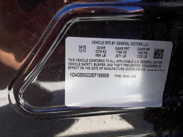 Photo 10 from auction – 2014 BUICK LACROSSE with VIN 1G4GB5G32EF185609