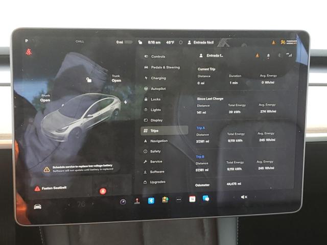 Photo 8 from auction – 2021 TESLA MODEL 3 with VIN 5YJ3E1EA5MF086368