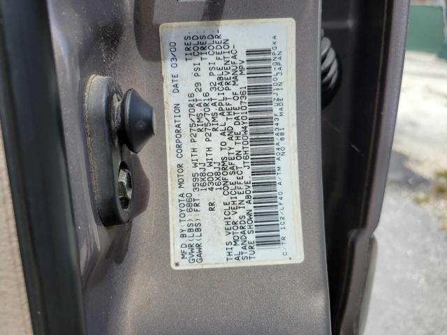 Photo 10 from auction – 2000 LEXUS LX 470 with VIN JT6HT00W4Y0107361