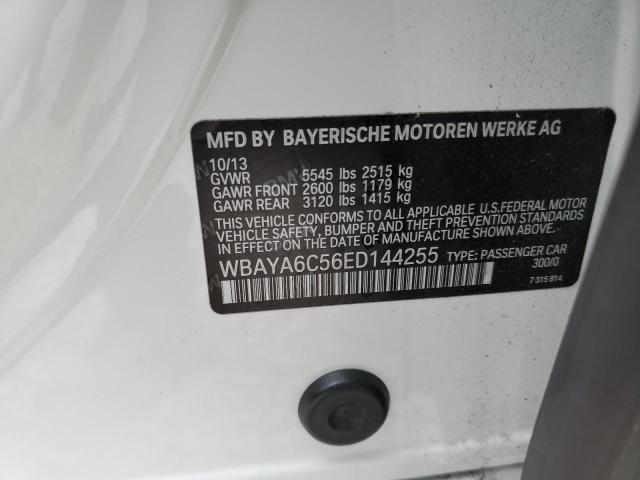 Photo 10 from auction – 2014 BMW 740 I with VIN WBAYA6C56ED144255