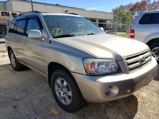TOYOTA HIGHLANDER 2005 with VIN JTEHD21A250038813 - Photo from auction
