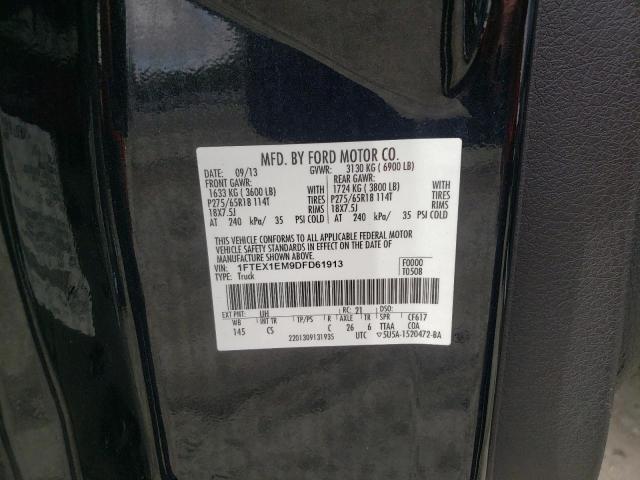 Photo 10 from auction – 2013 FORD F150 SUPER with VIN 1FTEX1EM9DFD61913