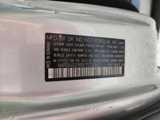 Photo 10 from auction – 2007 PORSCHE 911 CARRER with VIN WP0AB29997S731942
