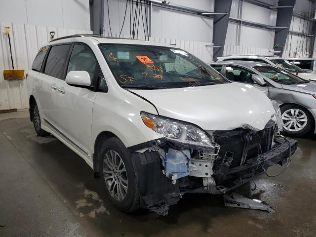 TOYOTA SIENNA XLE 2018 with VIN 5TDYZ3DC7JS907521 - Photo from auction