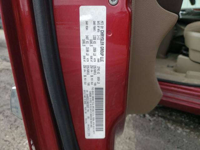 Photo 10 from auction – 2011 CHRYSLER TOWN & COU with VIN 2A4RR5DG1BR633837