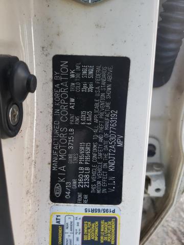 Photo 10 from auction – 2013 KIA SOUL with VIN KNDJT2A53D7763192