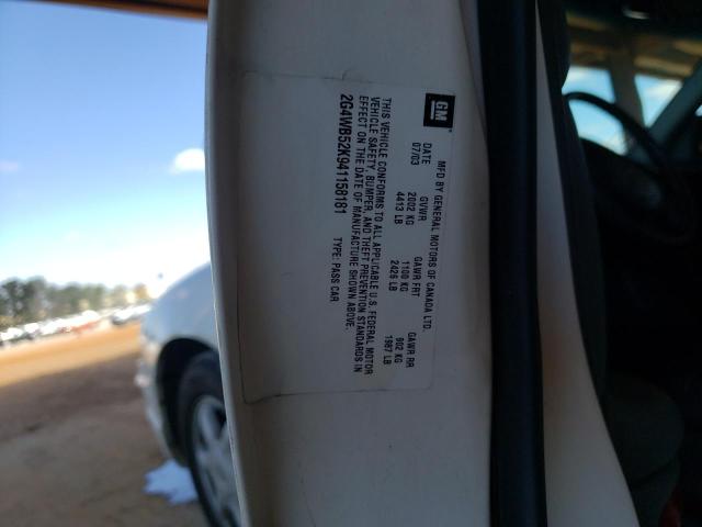 Photo 10 from auction – 2004 BUICK REGAL LS with VIN 2G4WB52K941158181