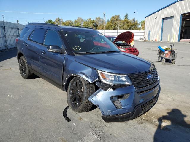 FORD EXPLORER S 2019 with VIN 1FM5K8GT4KGB20159 - Photo from auction