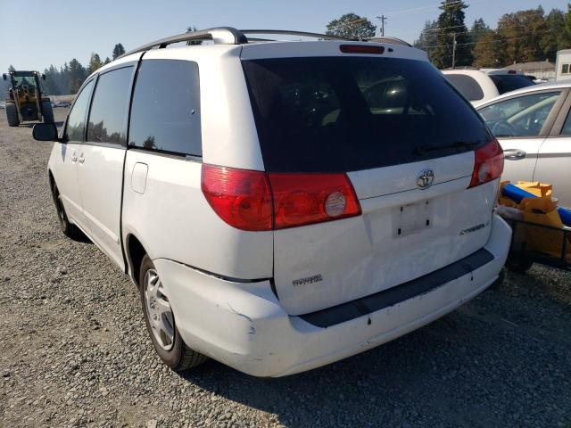 Photo 3 from auction – 2009 TOYOTA SIENNA CE with VIN 5TDZK23C49S282916