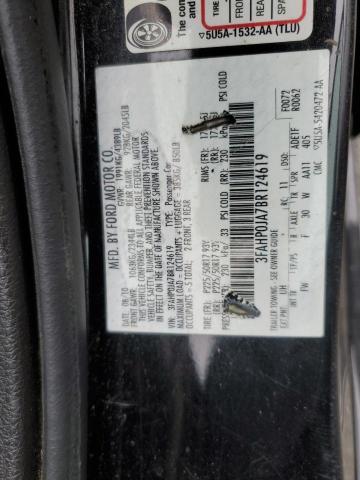 Photo 10 from auction – 2011 FORD FUSION SEL with VIN 3FAHP0JA7BR124619
