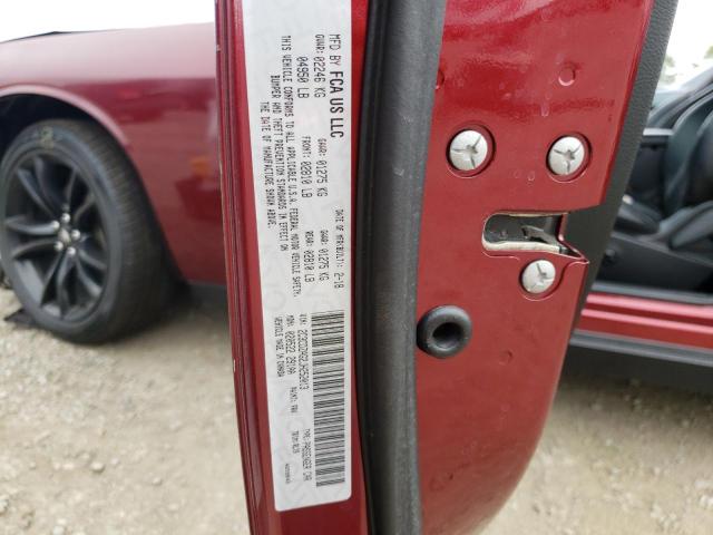 Photo 10 from auction – 2018 DODGE CHALLENGER with VIN 2C3CDZAG2JH252013