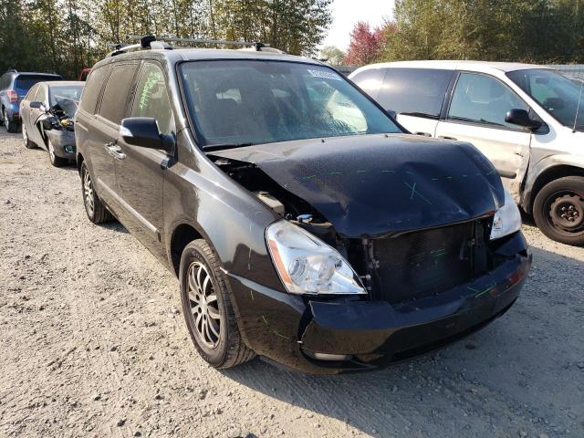 KIA SEDONA EX 2011 with VIN KNDMH4C79B6374018 - Photo from auction
