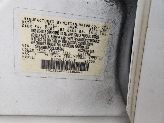 Photo 10 from auction – 2012 NISSAN SENTRA with VIN 3N1AB6AP0CL686063