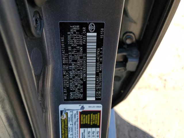 Photo 10 from auction – 2013 TOYOTA AVALON BAS with VIN 4T1BK1EBXDU045315