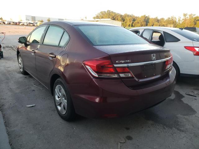 Photo 3 from auction – 2013 HONDA CIVIC LX with VIN 2HGFB2F52DH575707