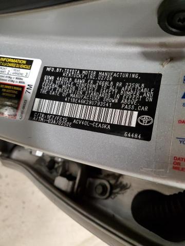 Photo 10 from auction – 2009 TOYOTA CAMRY BASE with VIN 4T1BE46K29U793541