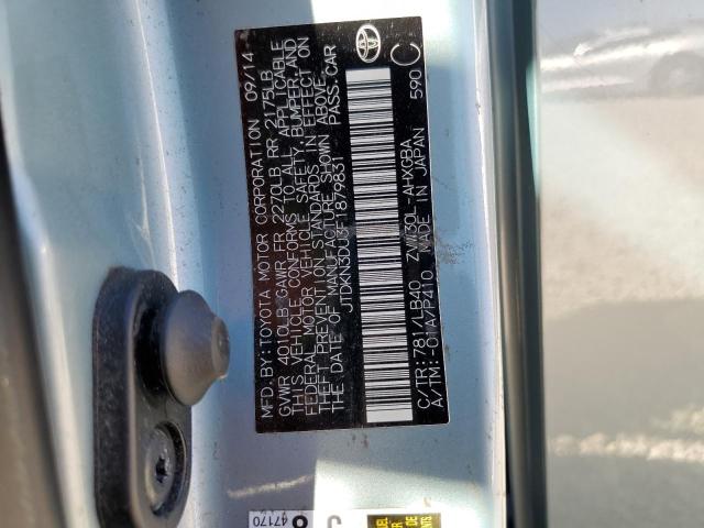 Photo 10 from auction – 2015 TOYOTA PRIUS with VIN JTDKN3DU3F1879831