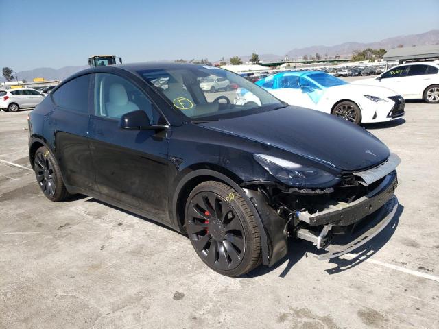 TESLA MODEL Y 2022 with VIN 7SAYGDEF0NF438287 - Photo from auction