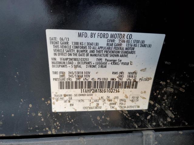 Photo 10 from auction – 2014 FORD TAURUS POL with VIN 1FAHP2MT8EG103251