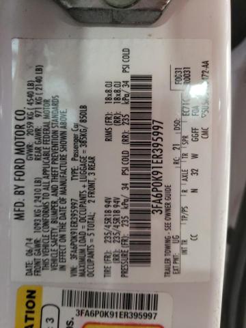 Photo 10 from auction – 2014 FORD FUSION TIT with VIN 3FA6P0K91ER395997