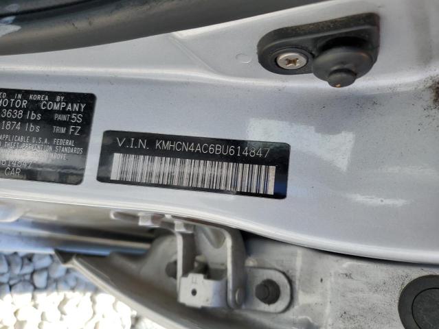 Photo 10 from auction – 2011 HYUNDAI ACCENT GLS with VIN KMHCN4AC6BU614847