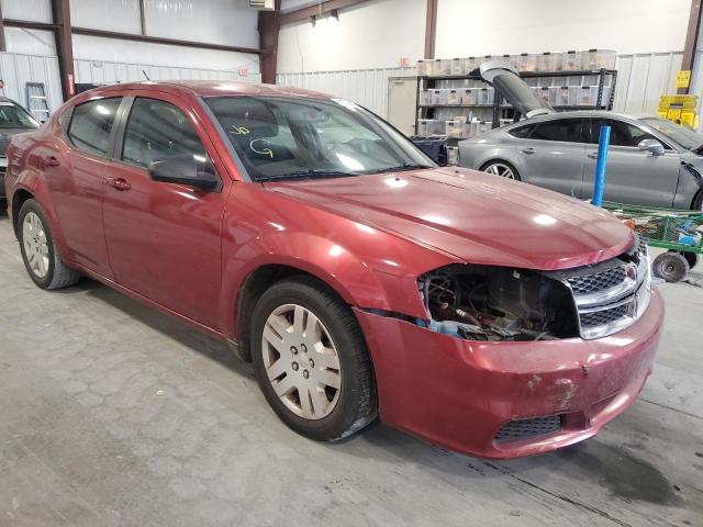 DODGE AVENGER SE 2014 with VIN 1C3CDZAG9EN233018 - Photo from auction