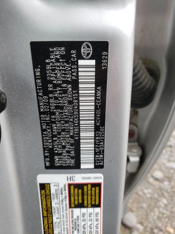 Photo 10 from auction – 2009 TOYOTA CAMRY BASE with VIN 4T1BE46K59U408151
