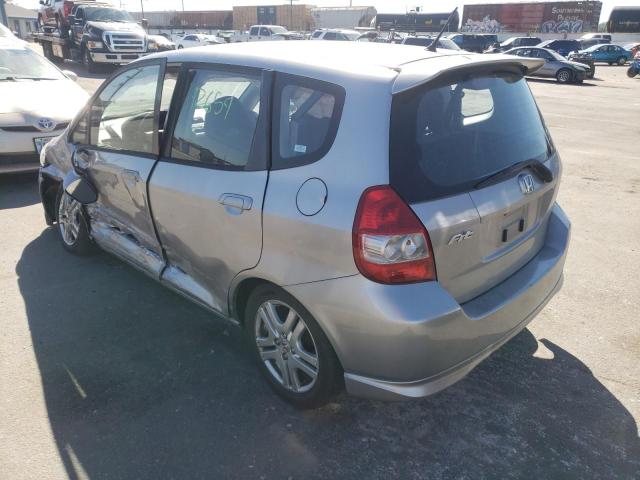 Photo 3 from auction – 2007 HONDA FIT S with VIN JHMGD38607S049550