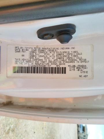Photo 10 from auction – 2004 TOYOTA SIENNA CE with VIN 5TDZA23C54S201157