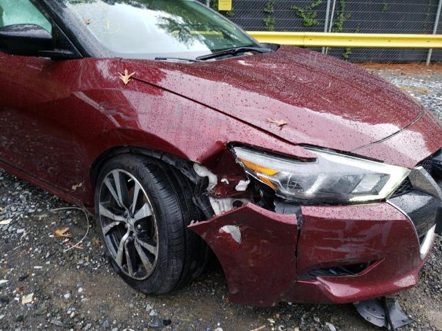 Photo 9 from auction – 2018 NISSAN MAXIMA 3.5 with VIN 1N4AA6AP5JC365537