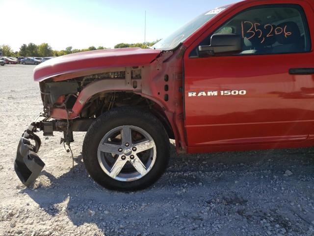Photo 9 from auction – 2012 DODGE RAM 1500 S with VIN 3C6JD6AT6CG167023