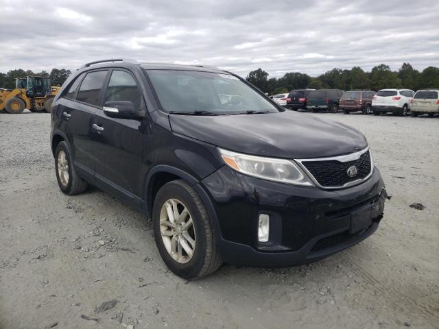 KIA SORENTO LX 2014 with VIN 5XYKT3A63EG505441 - Photo from auction