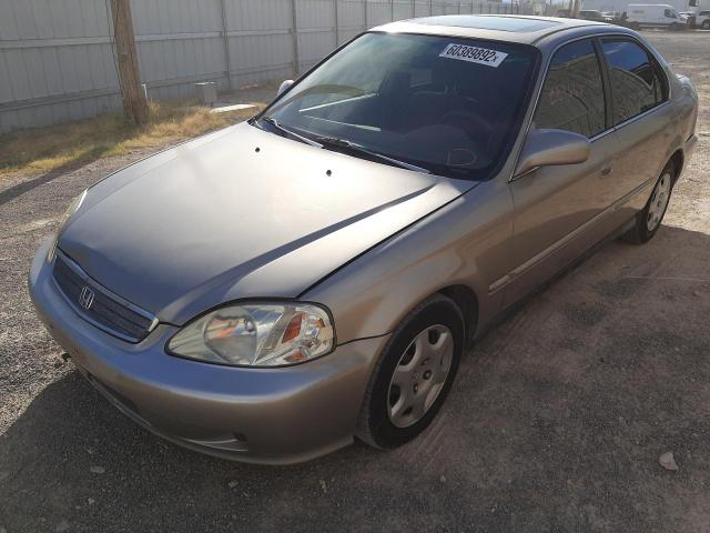 Photo 2 from auction – 2000 HONDA CIVIC EX with VIN 2HGEJ8640YH574487