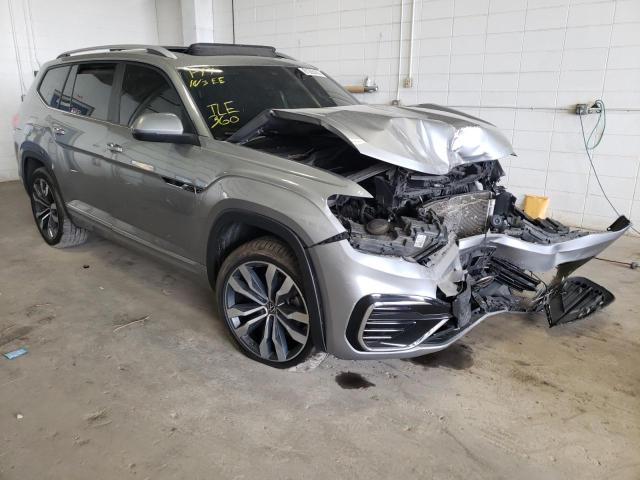 VOLKSWAGEN ATLAS SEL 2021 with VIN 1V2SR2CA7MC537644 - Photo from auction