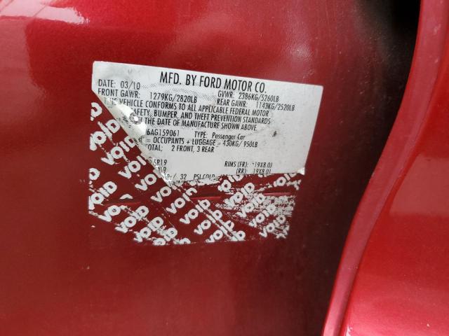 Photo 10 from auction – 2010 FORD TAURUS LIM with VIN 1FAHP2FW6AG159061