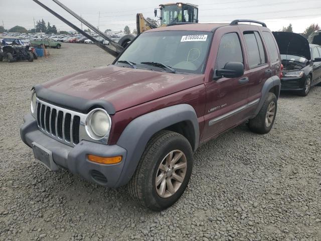 Photo 2 from auction – 2003 JEEP LIBERTY SP with VIN 1J4GL48K43W565396