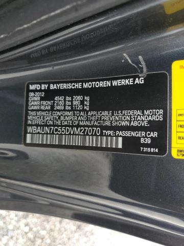 Photo 10 from auction – 2013 BMW 135 I with VIN WBAUN7C55DVM27070