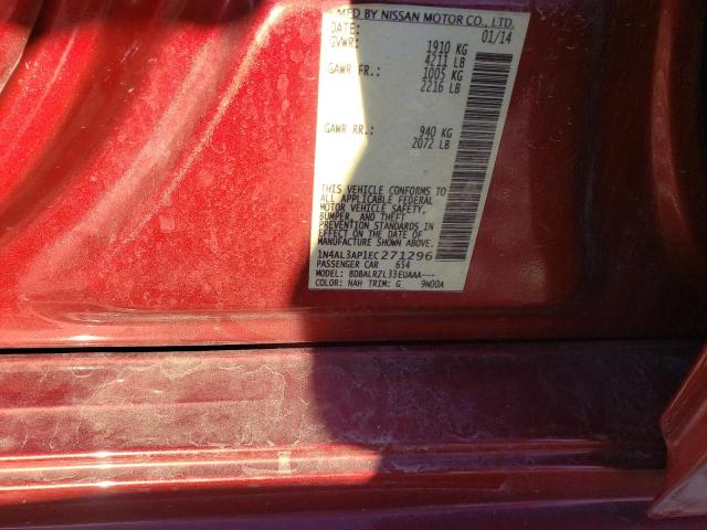 Photo 10 from auction – 2014 NISSAN ALITMA with VIN 1N4AL3AP1EC271296