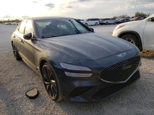 GENESIS G70 BASE 2023 with VIN KMTG54TE2PU106520 - Photo from auction