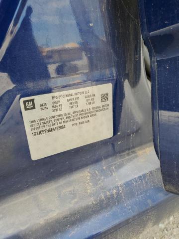 Photo 10 from auction – 2014 CHEVROLET SONIC LT with VIN 1G1JC5SH6E4192884
