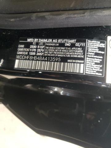 Photo 10 from auction – 2011 MERCEDES-BENZ E 350 4MAT with VIN WDDHF8HB4BA413595