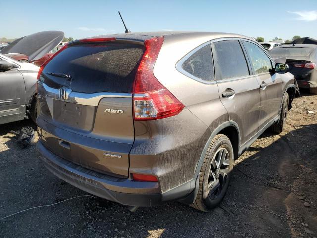 Photo 4 from auction – 2016 HONDA CR-V SE with VIN 5J6RM4H46GL113447