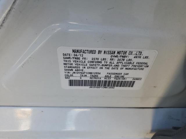 Photo 10 from auction – 2012 INFINITI G25 BASE with VIN JN1DV6AP1CM812554
