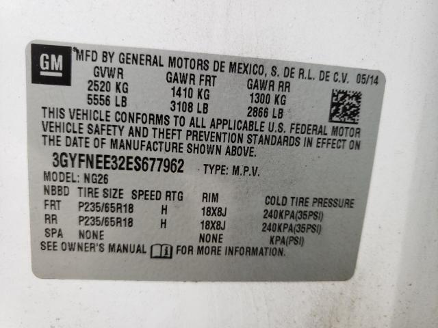 Photo 10 from auction – 2014 CADILLAC SRX LUXURY with VIN 3GYFNEE32ES677962