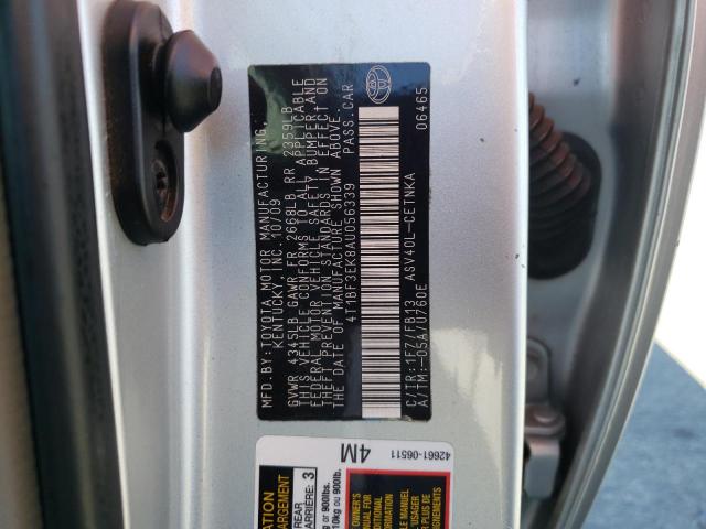 Photo 10 from auction – 2010 TOYOTA CAMRY BASE with VIN 4T1BF3EK8AU056339